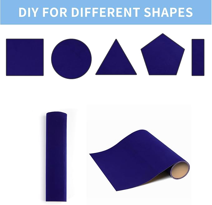 Mesheshe 2PCS Self Adhesive Felt Sheets, DIY Sheet