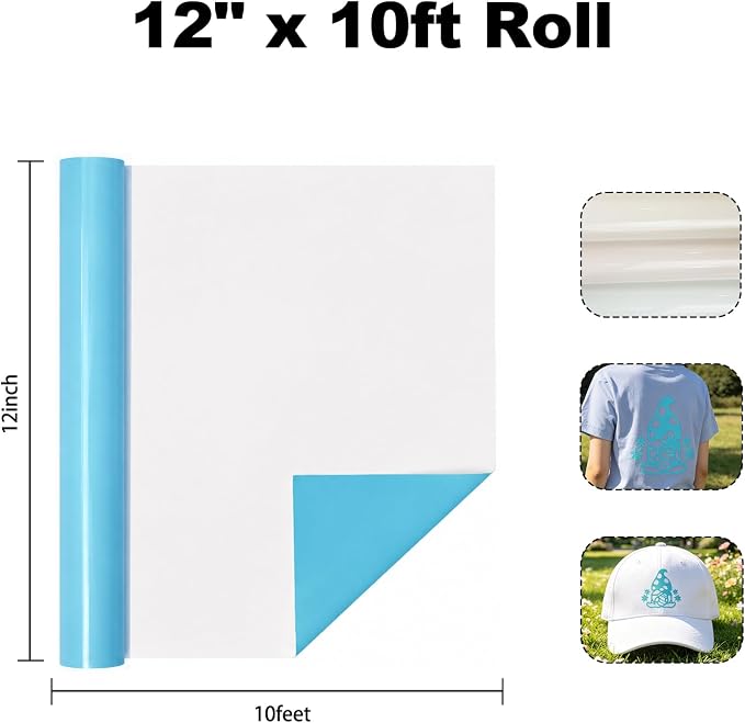 FUNKAKA UV Color Changing Heat Transfer Vinyl HTV Roll