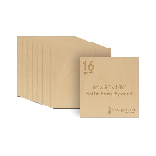 Baltic Birch Plywood, 3 mm 1/8 Craft Wood, B/BB Grade Baltic Birch Sheets