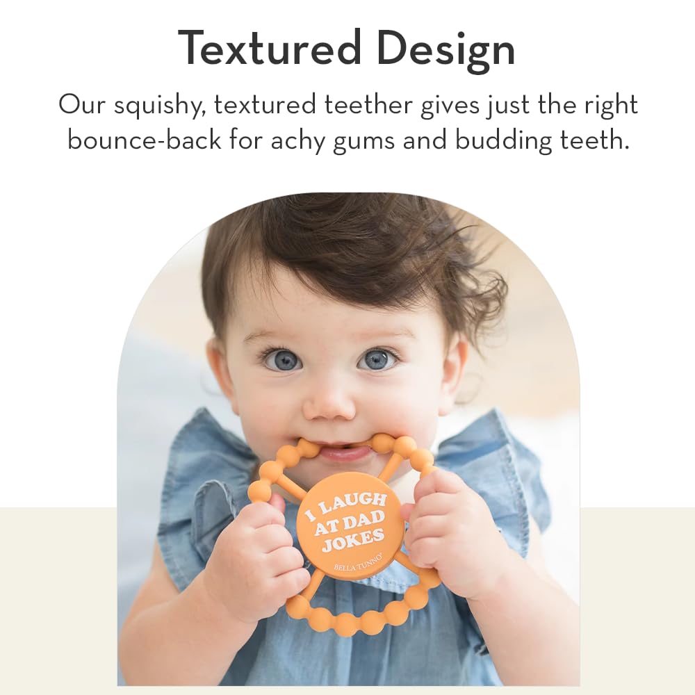 Baby Teether by Bella Tunno, Silicone Teethers for Babies 3-6 Months, 6-12 Months, Baby Toys, Pacifier, Teething Relief, Boys, Girls, Baby Bro
