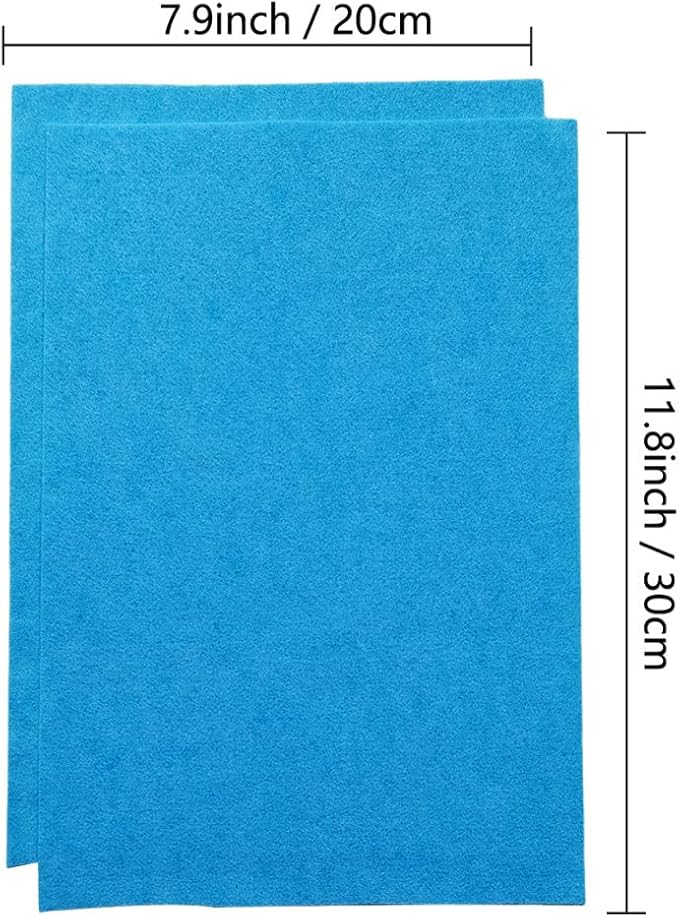 Jtnohx Color Felt, Soft Felt Sheets, 1.4mm Thick 8"x12" Handicraft Felt Fabrics