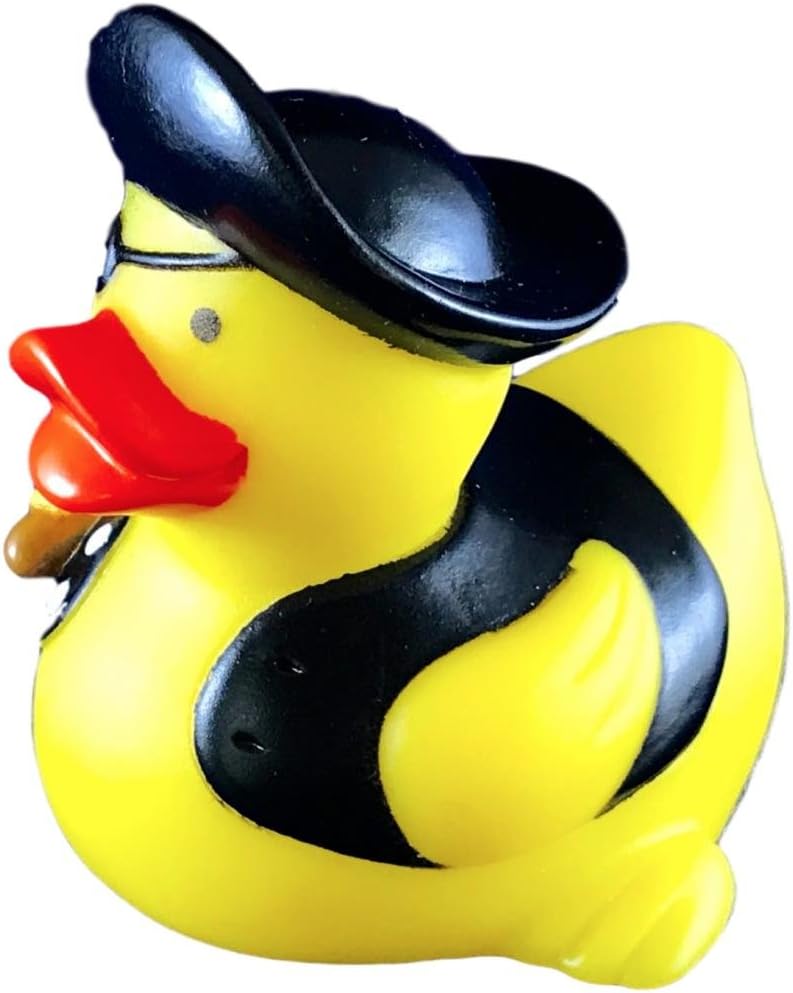 3" Pirate Rubber Duck [Sealed Hole, No Mildew] - Baby Safe Bathtub Bathing Toy