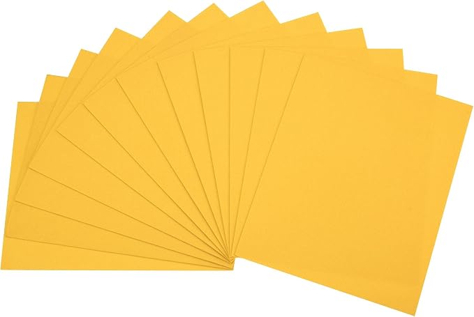 uxcell Yellow EVA Foam Sheets 11 x 8 inch 1.7mm Thickness