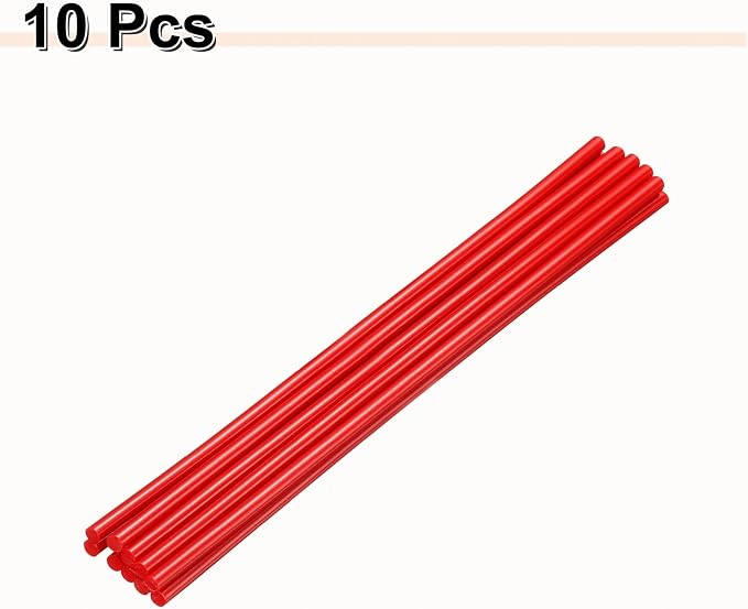 HARFINGTON 10pcs Hot Glue Sticks 0.28" Dia x 11.81" Long EVA Mini Hot Melt