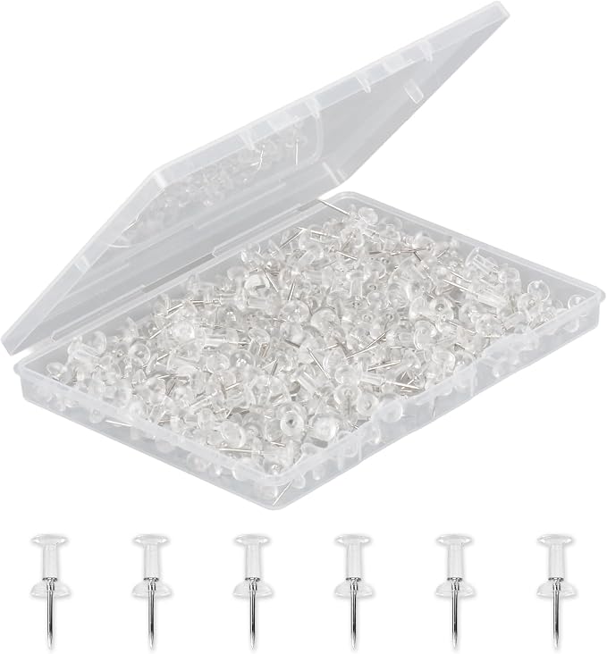 220-Pack Push Pins for Bulletin Board, Thumb Tacks