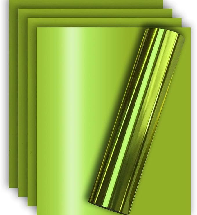 Lime Green Foil HTV Heat Transfer Vinyl