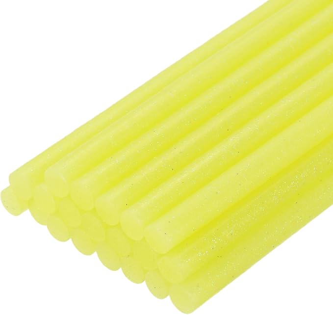 uxcell 20pcs Hot Glue Sticks for Glue Gun 7mm/0.27-inch x 8-inch Mini Hot Melt
