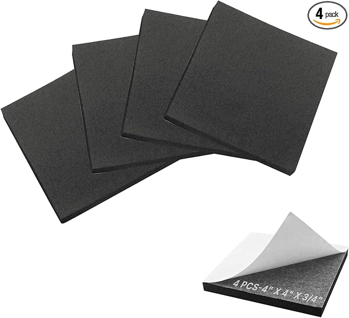 Storystore 4 Pcs 3/4" Thick Foam Padding Sheets