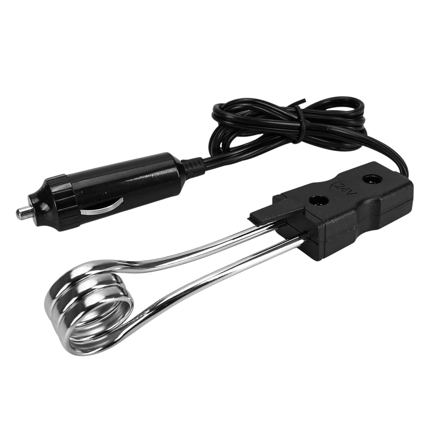 24V Portable Car Immersion Heater Auto Cup Mug Water Heater Kettle Tea Coffee Warmer Soup Drinks Electric Heater