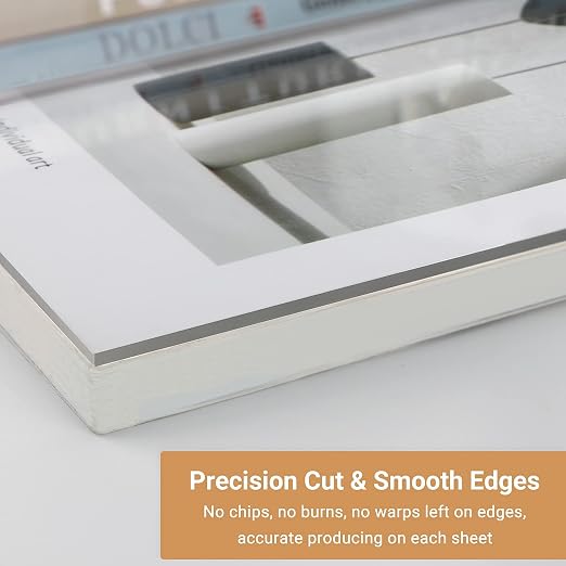 Enoin 4pcs 8 x 10 Inch Clear Acrylic/Plexiglass Sheet 0.060" 1/16 Inch Thick