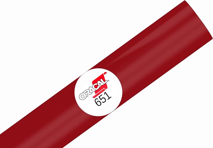 ORACAL 651 Glossy Permanent Vinyl 12 Inch x 15 Feet