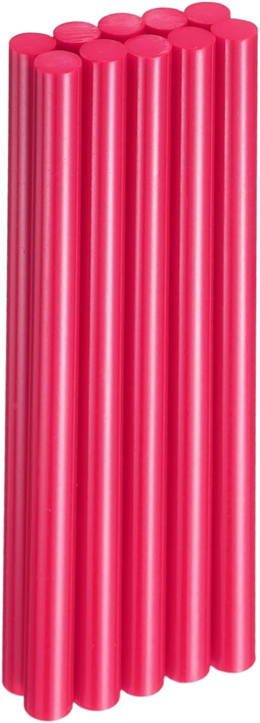 HARFINGTON 10pcs Hot Glue Sticks 0.43" Dia x 7.87" Long EVA Mini Hot Melt