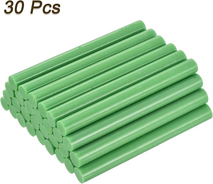 uxcell 30pcs Mini Hot Glue Gun Sticks 4-inch x 0.43-inch High Sticky Large Hot