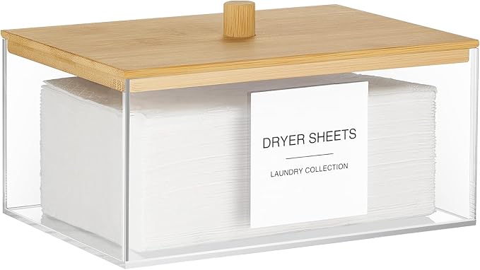 TIPGO Acrylic Dryer Sheet Holder
