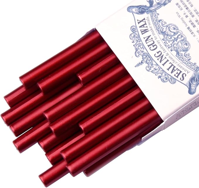 16 Pieces Glue Gun Sealing Wax Sticks in Metallic Red