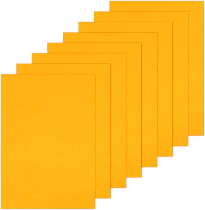 Luomorgo 8 Pcs 8 x 12 Inch Stiff Felt, 2mm Thick,
