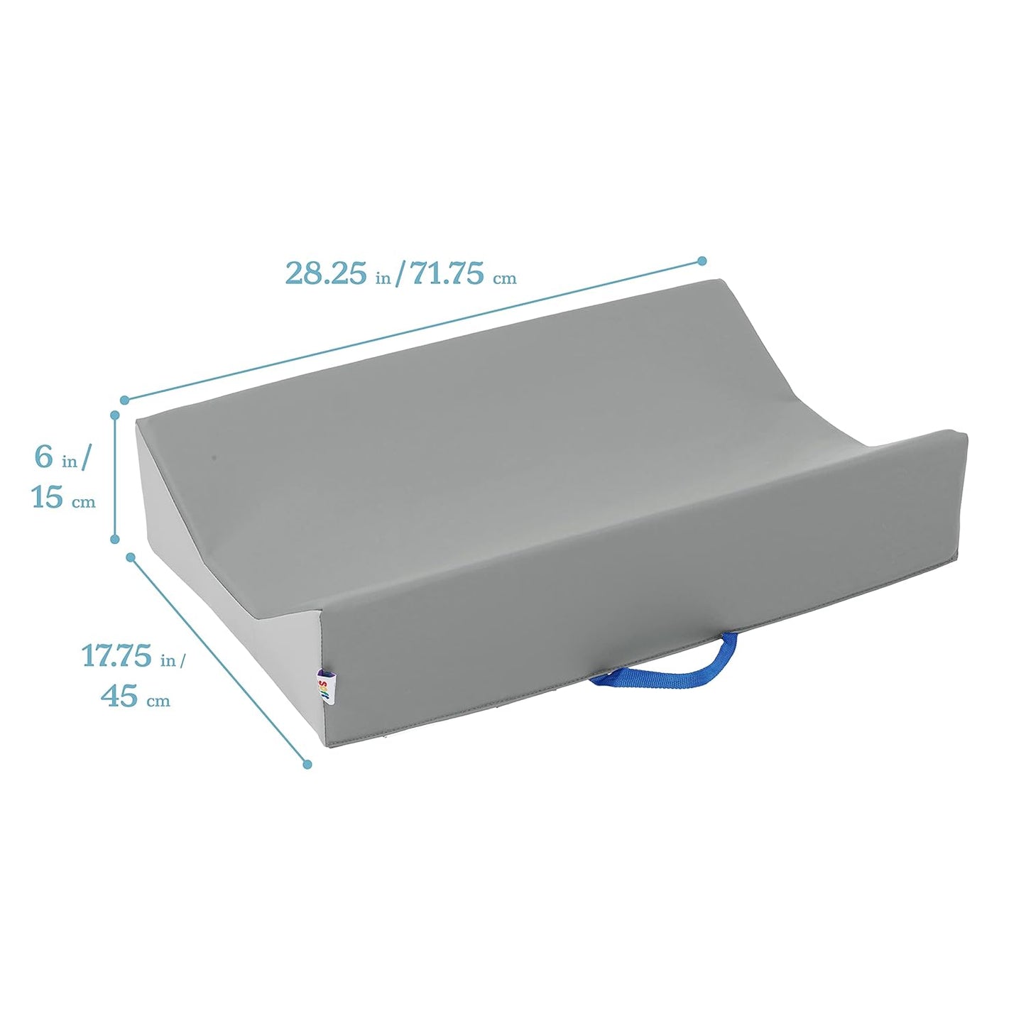 ECR4Kids SoftZone Baby Changing Pad, Baby Essentials, Grey/Light Grey