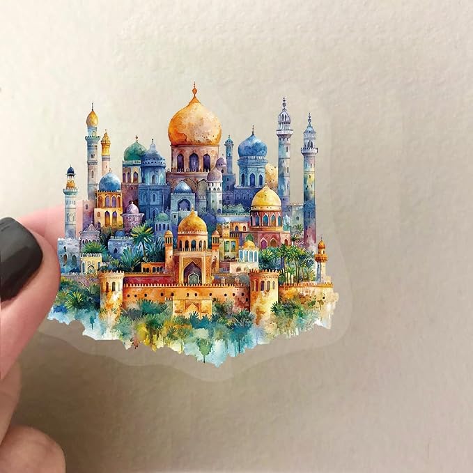 50 PCS PET Middle Eastern Style Stickers