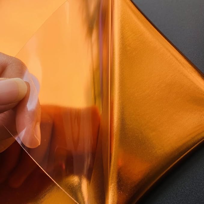 Orange Foil HTV Heat Transfer Vinyl