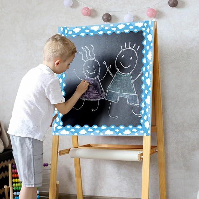 69 Ft Bulletin Board Borders, Straight Rolled Border Trim