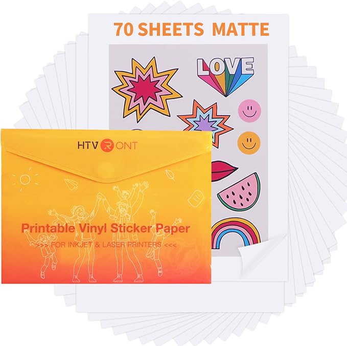 HTVRONT Printable Vinyl Sticker Paper