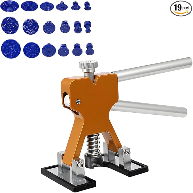 Zpana 18PCS/Set Car Dent Puller Kit, Paintless Vehicle Remover Pull Tools