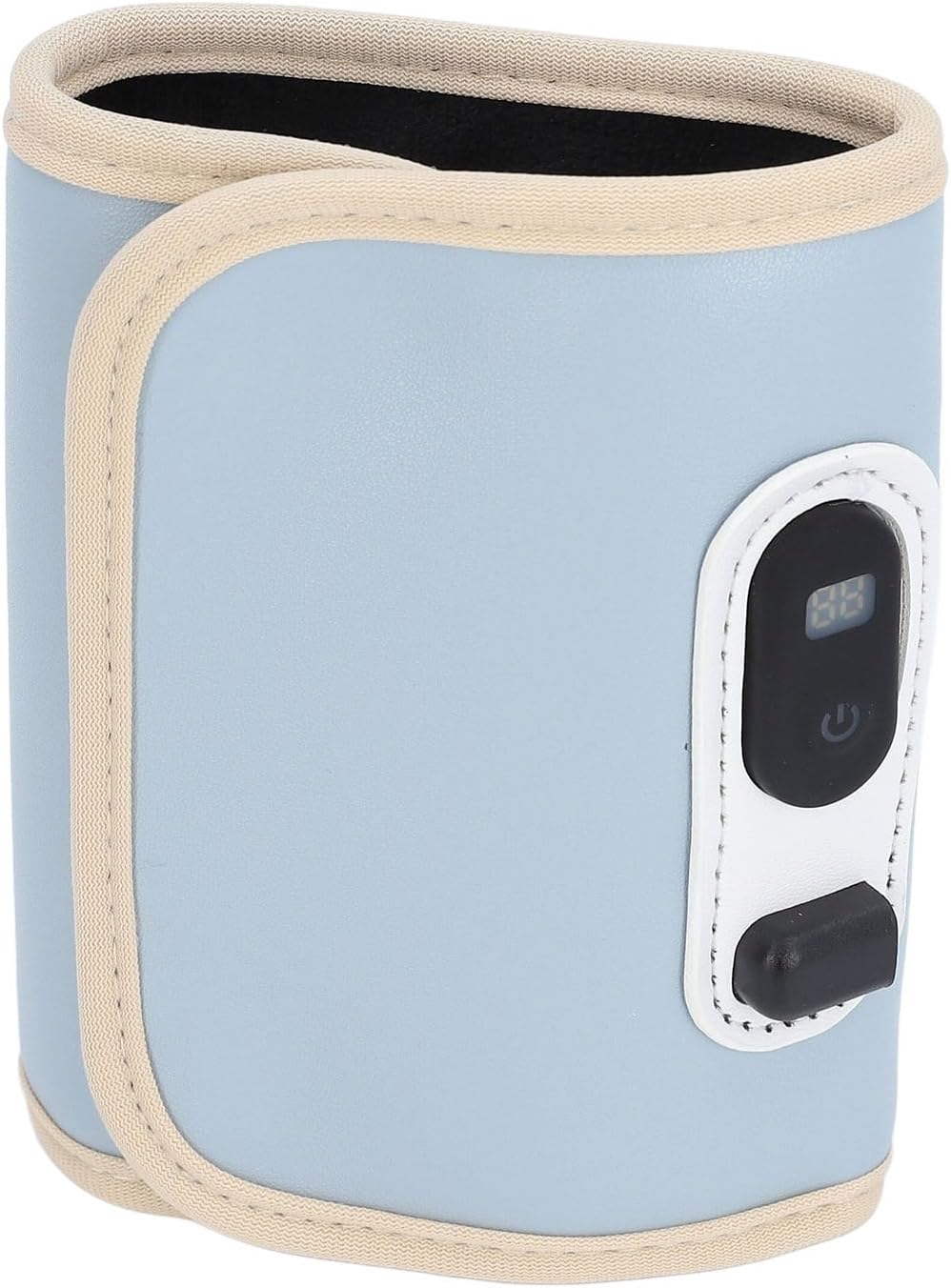 Portable Bottle Warmer, Calentador De Biberones Portable Bottle Warmer for Travel with LED Display USB 21 Speeds Temperature Adjustable for Drinks, Coffee, Water, Milk (Blue)