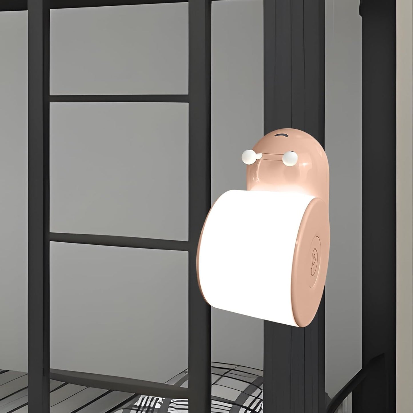Cute Snail Night Light | Magnetic Base Dimmable Bedside Lamp | 800mAh Long-Lasting Soft Light |USB Rechargeable Timer Safe Portable LED Lamps|Breastfeeding Dorm Room Decor