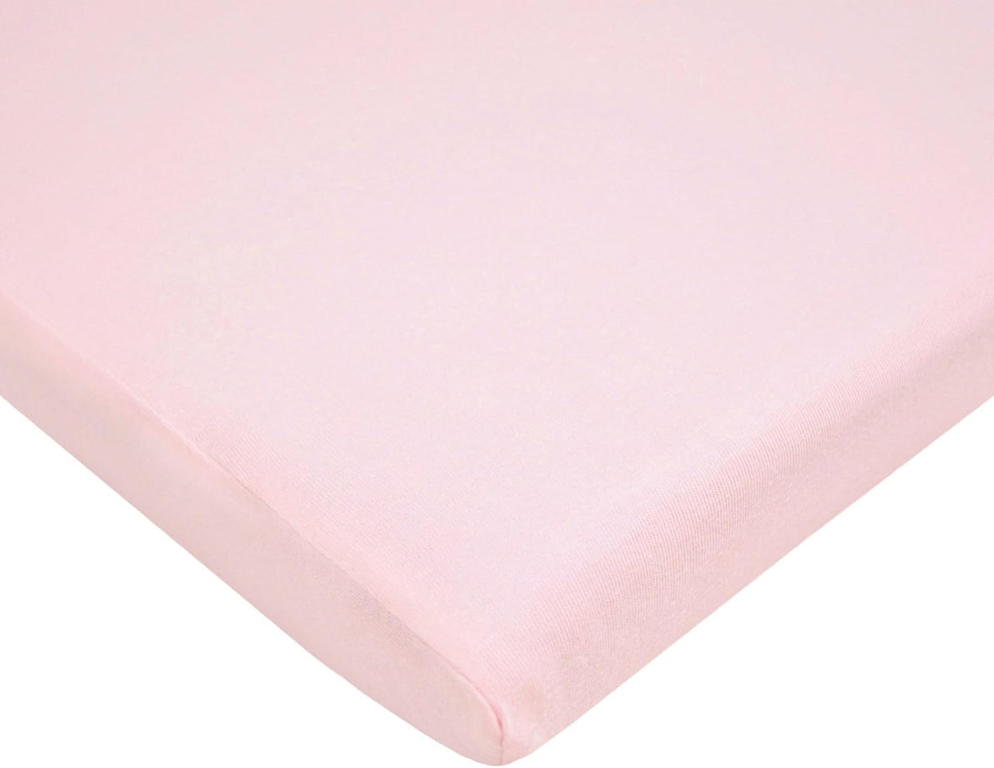 American Baby Company 100% Natural Cotton Fitted Cradle/Bassinet Sheet 36" x 18" - Soft, Breathable & Hypoallergenic Bed Sheet, Baby Pink, Neutral for Boys & Girls