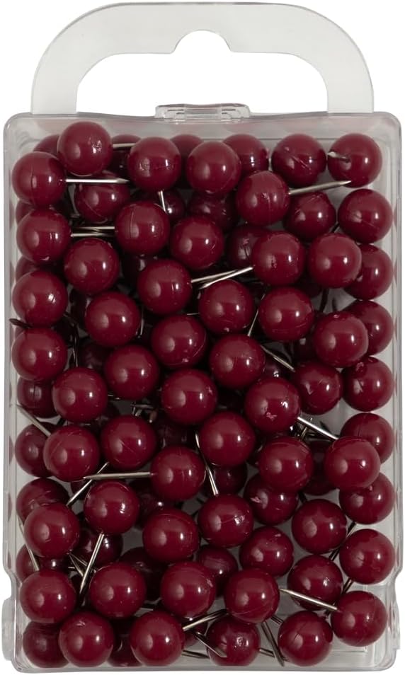 JAM PAPER Colorful Push Pins