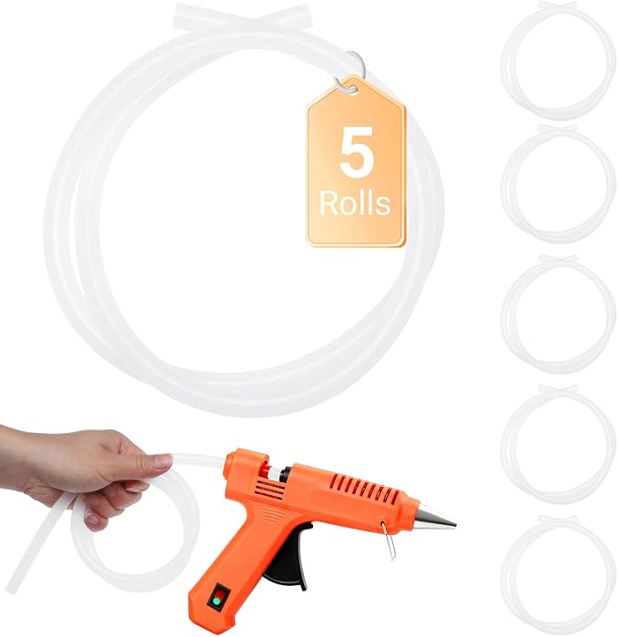 5 Pack Long Hot Glue Stick Rolls