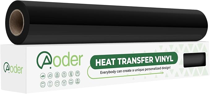 Aoder Black Heat Transfer Vinyl