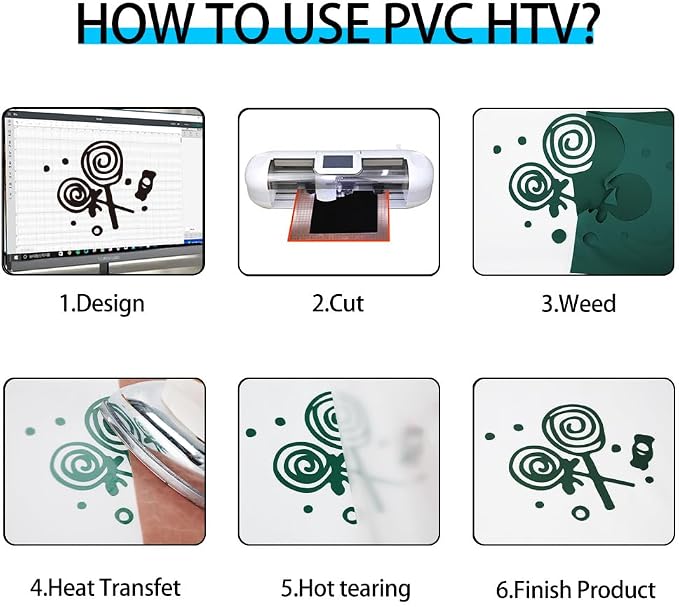 guangyintong Dark Green Heat Transfer Vinyl HTV Rolls