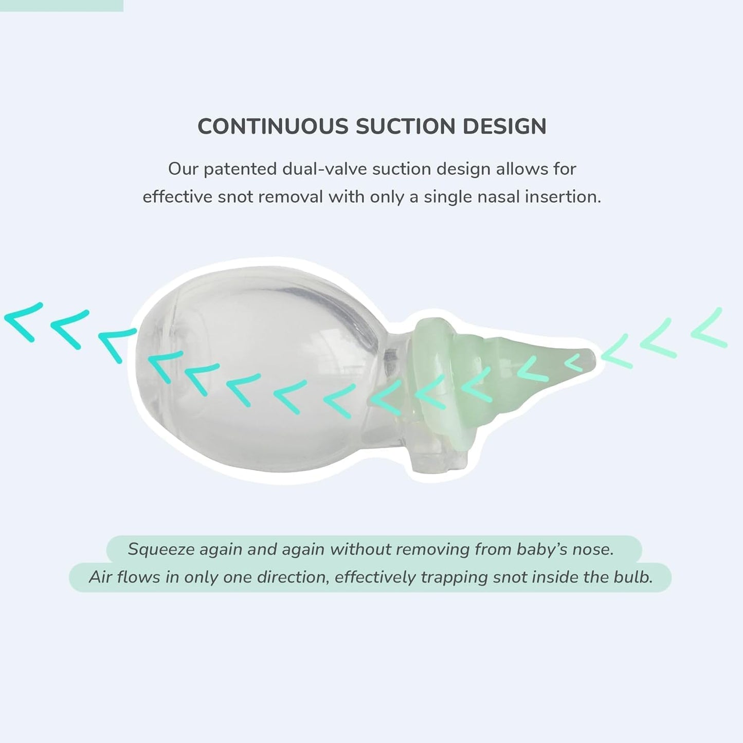 Dr. Rose's Nasal Aspirator for Baby | Pediatrician Patented Dual-Suction Nose Cleaner for Baby (Pack of 2, 2, Count)
