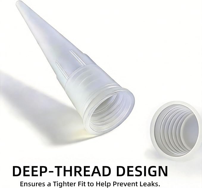 20-Pack PE Caulking Gun Nozzles