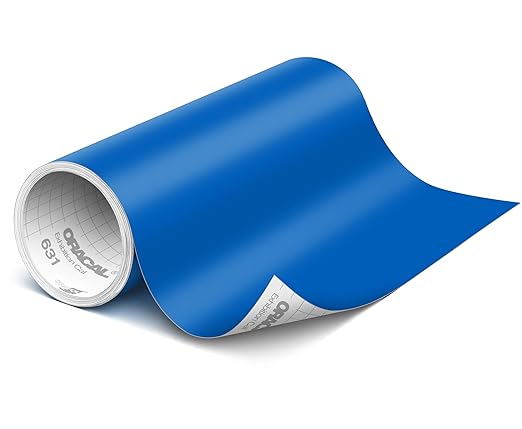 ORACAL 631 Matte Gentian Vinyl Durable Roll Easy to Weed Permanent Adhesive