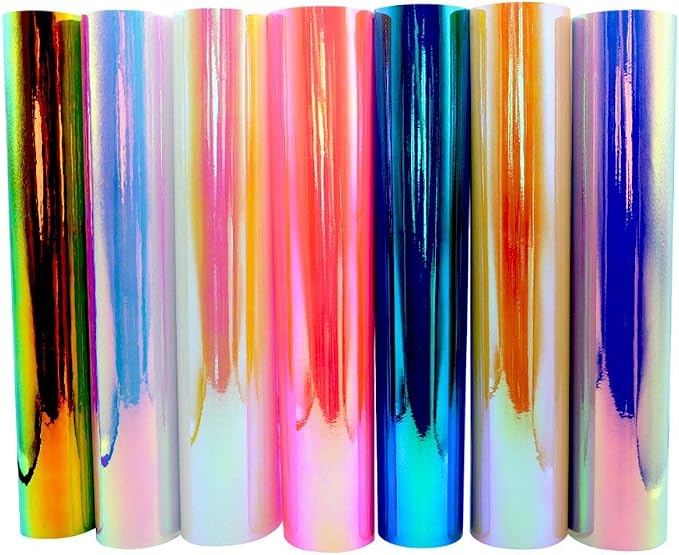 TECKWRAP Holographic Opal Craft Vinyl 12" x 12" 7 Sheets/Pack