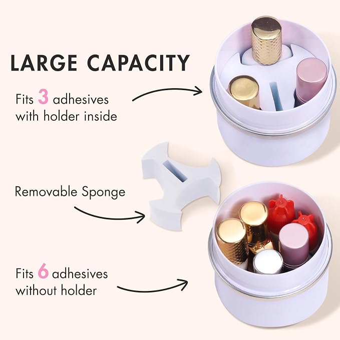 Eyelash Glue Storage Container Tank