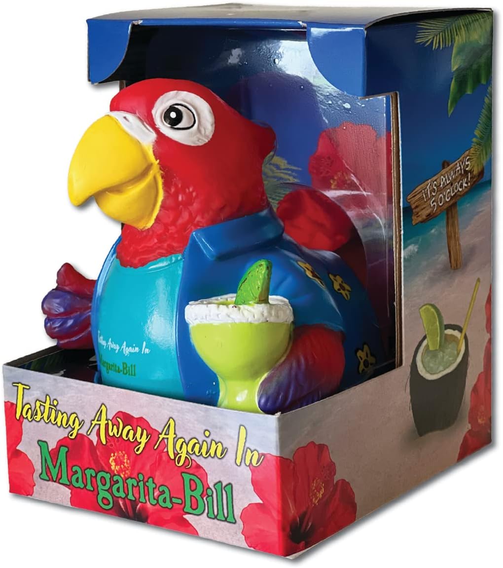 CelebriDucks - Tasting Away Again in Margarita-Bill - Floating Rubber Ducks - Collectible Bath Toy Gift for Kids & Adults of All Ages