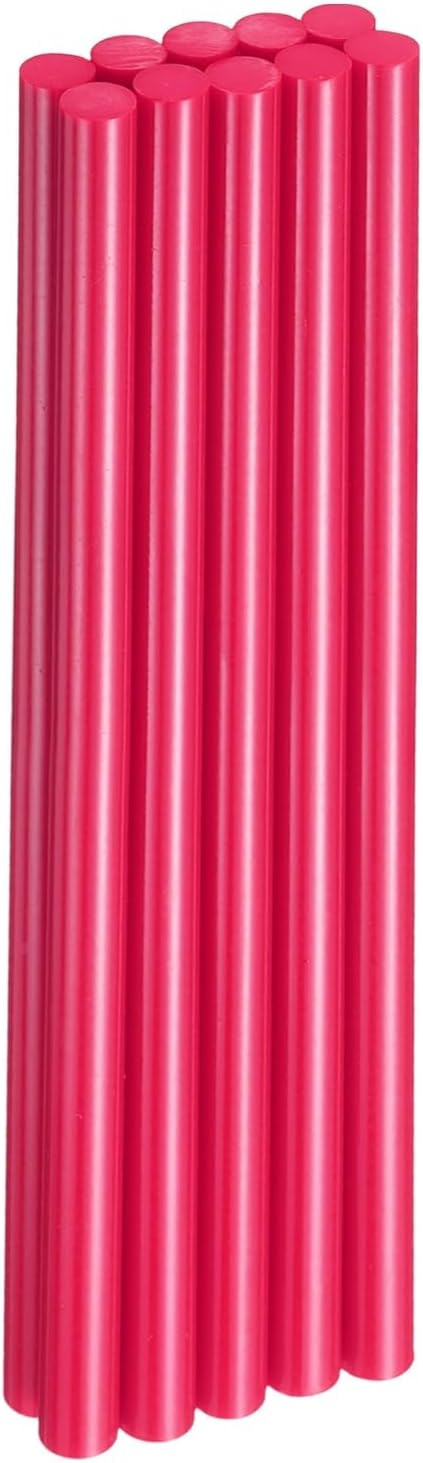 HARFINGTON 10pcs Hot Glue Sticks 0.43" Dia x 9.84" Long EVA Mini Hot Melt