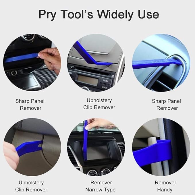 GLISTON 45pcs Paintless Dent Repair Tool Dent Puller Kit, Adjustable Width