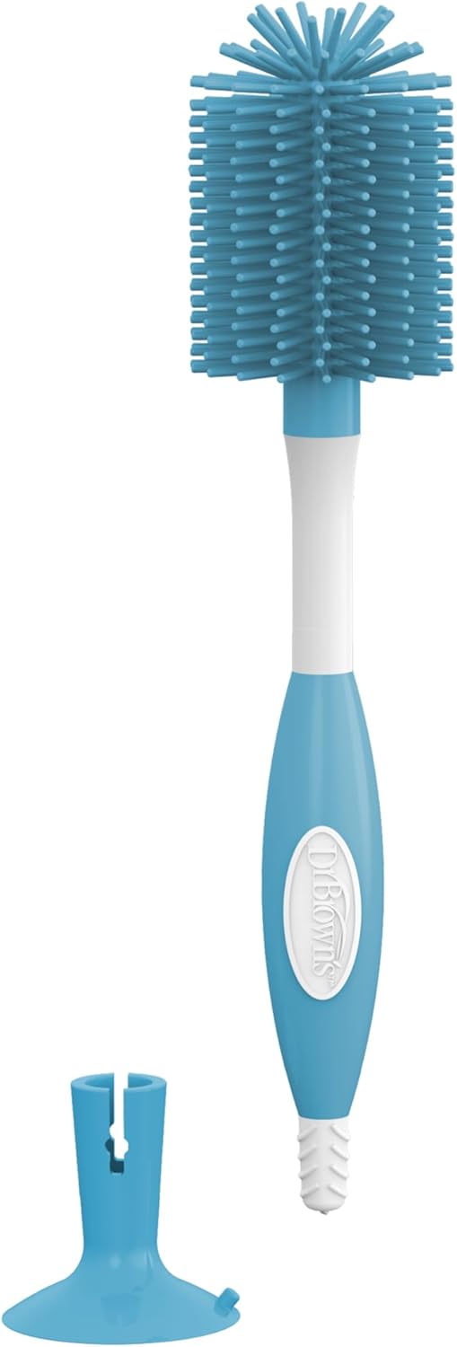 Dr. Brown's Soft Touch Bottle Brush, Blue (Pack of 4)