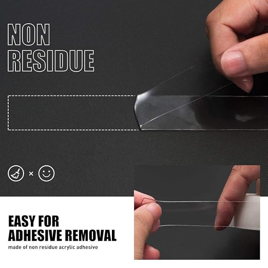 Double Sided Tape Heavy Duty 2 Sided Acrylic Adhesive Sticky Tape | 3/4" 10 Ft