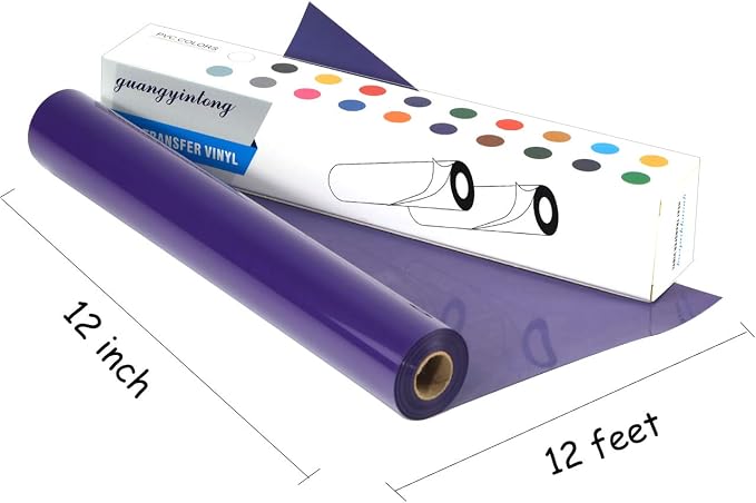 Guangyintong 12" x 12ft Heat Transfer Vinyl Rolls