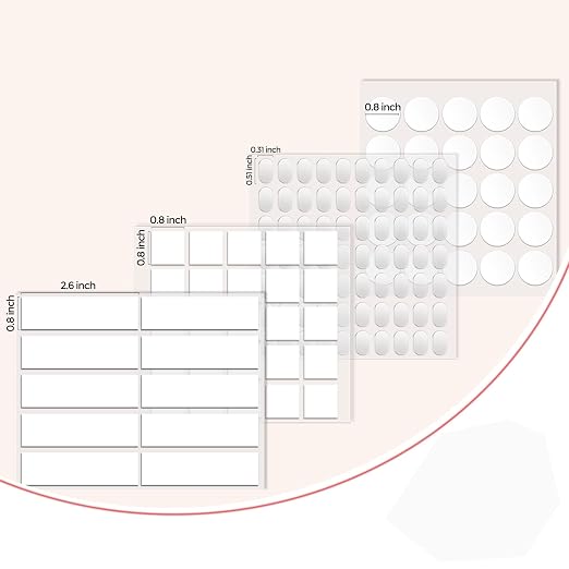 360pcs Nano Double Sided Tape for Wall 0.8" Sticky Dots Mounting Putty Two