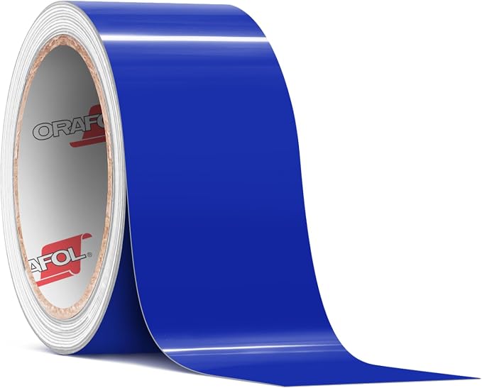 ORACAL 651 Gloss Brilliant Blue Permanent Vinyl Tape Roll – Premium Adhesive