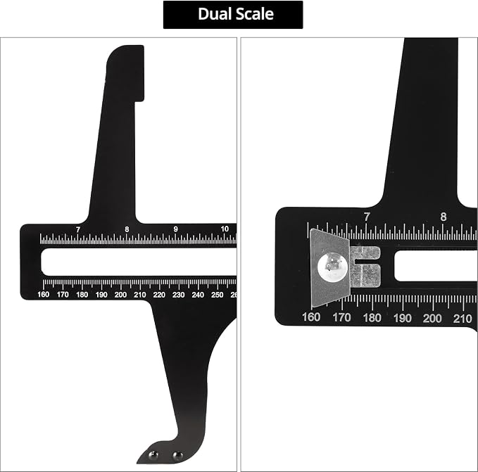 QWORK Brake Measuring Tool 6.5-14.25 Inch
