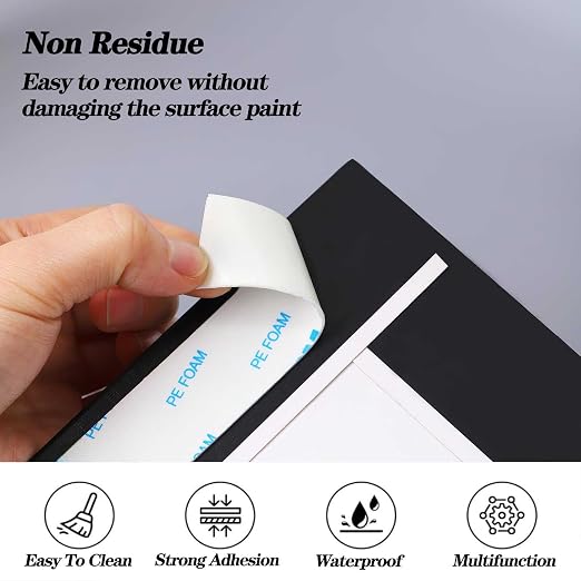 Double Sided Tape Heavy Duty, 0.39in×10ft Picture Hanging Strips