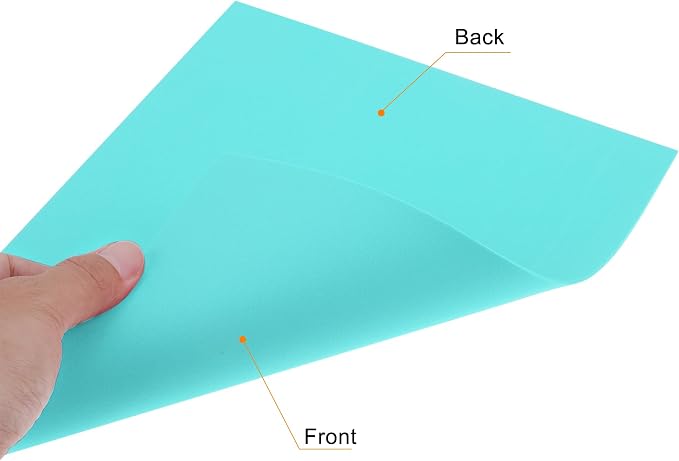 uxcell Blue Green EVA Foam Sheets, 11.8x7.9 in 2mm Thick Handicraft Foam Paper