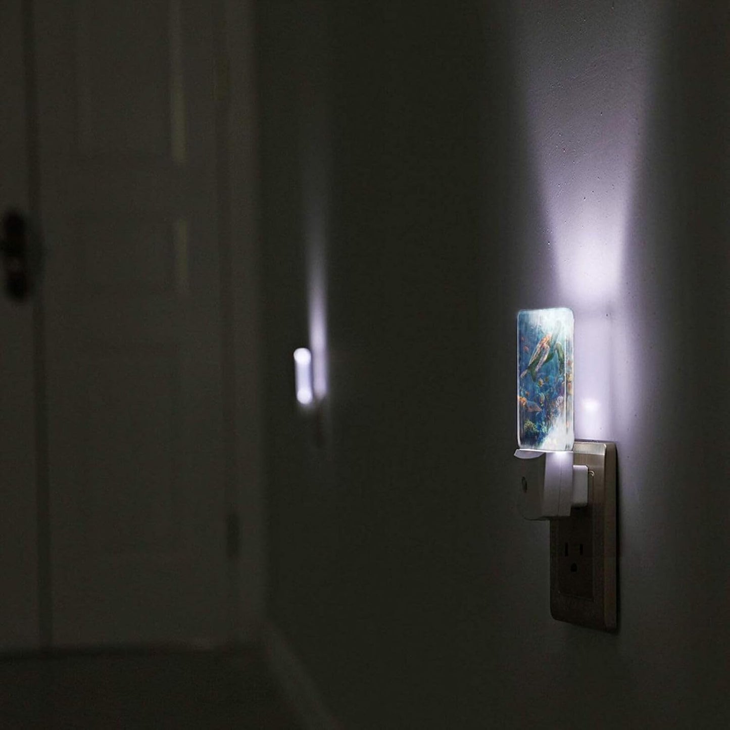 Led Night Light, Sea Turtle Decorative Plug in Nightlights,with Smart Auto Dusk to Dawn Night Light for Bedroom, Kitchen, Nursery, Bathroom